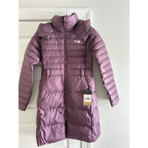 $300 The North Face Women's Small Ruby Parka Midnight mauve Small - Picture 4 of 11